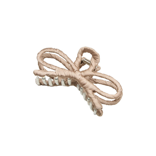 Becksöndergaard Simply Taupe Beige Luster Bow Hair Claw