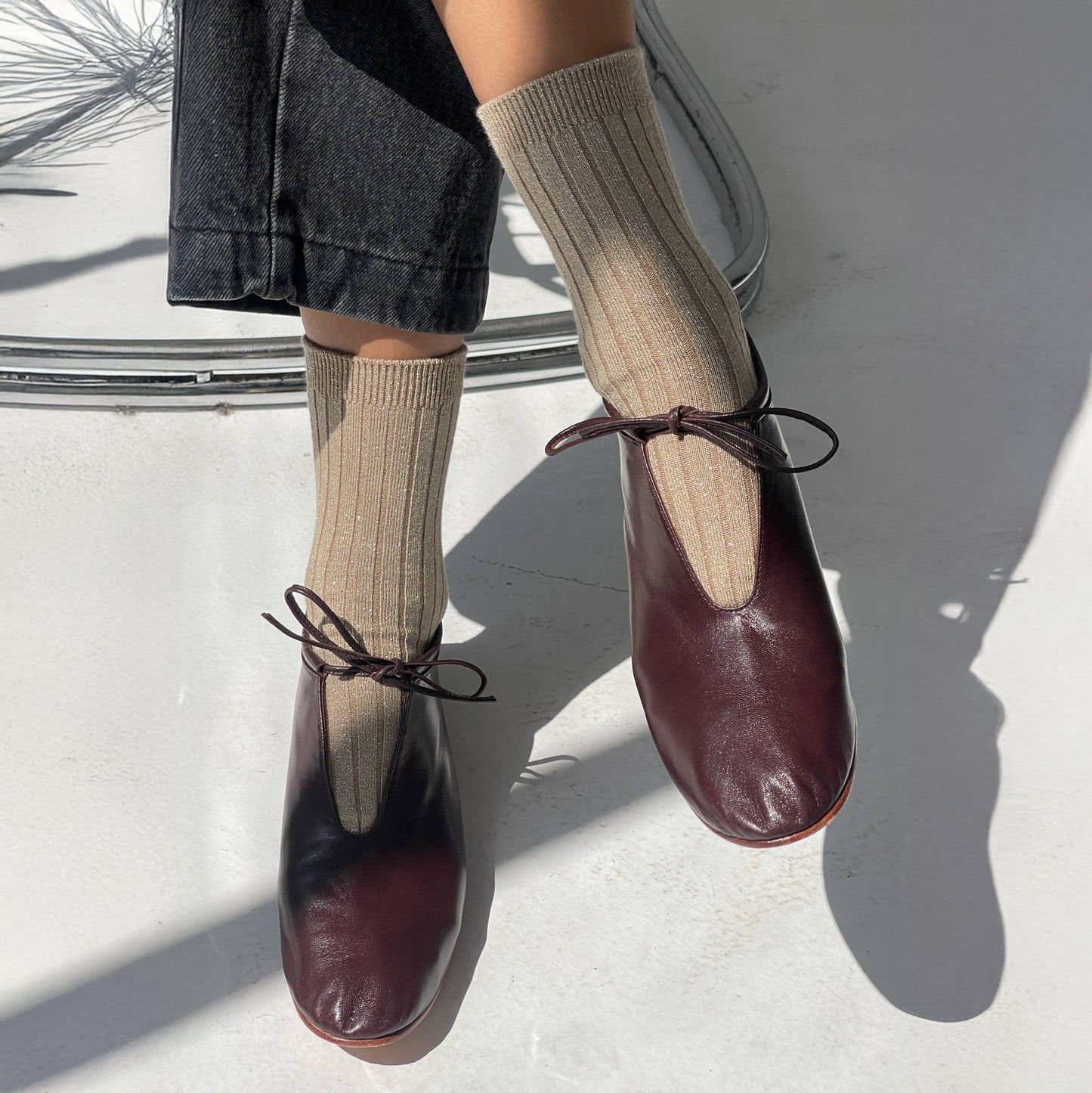 Le Bon Shoppe Ash Glitter Her Socks