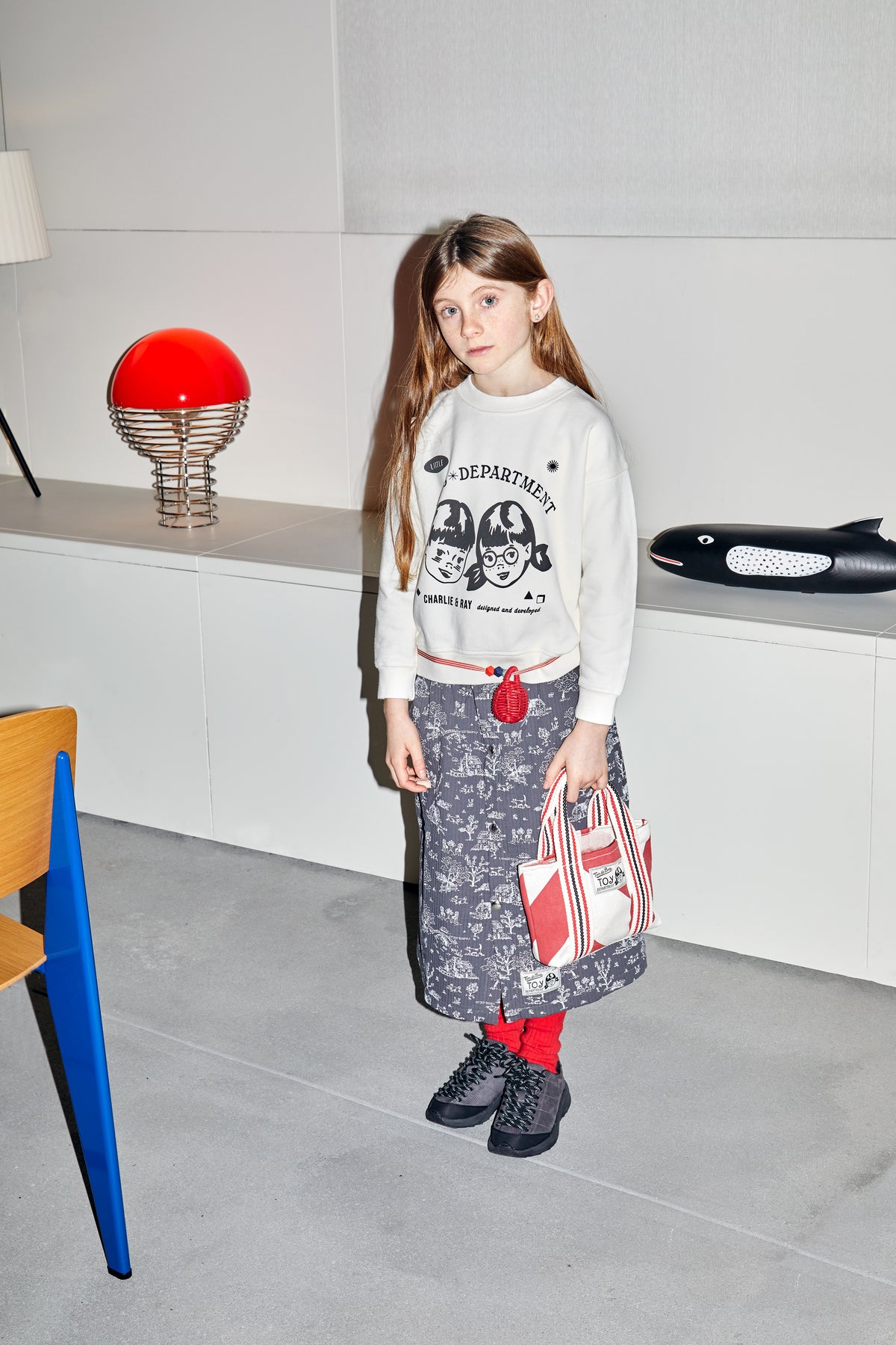Tom & Boy Toile De Jouy Skirt