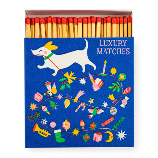 Festive Dog Christmas Safety Matches