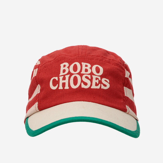 Bobo Choses Red Stripes Cap