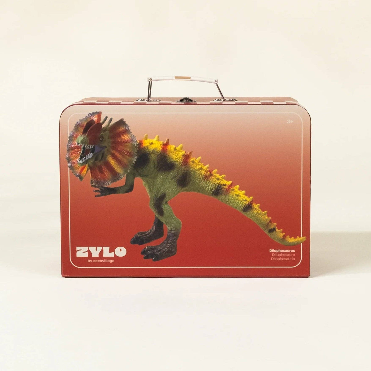 Dilophosaurus Dinosaur in a Collectable Box