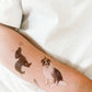 Dog Organic Temporary Tattoos