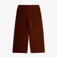 Brown pants on a white background