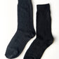 Le Bon Shoppe Jet Black Modal Eyelet Socks