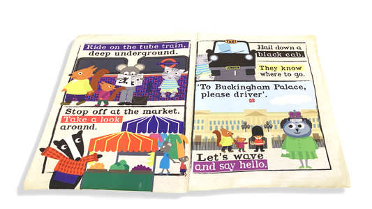 London Crinkly Newspaper Cloth Book