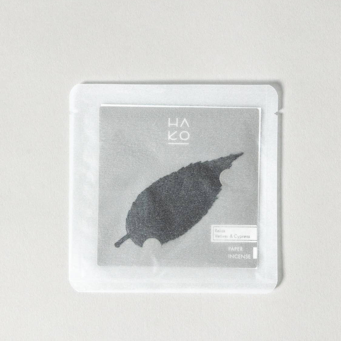 HA KO Paper Incense - Black - No. 1 Relax