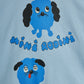Mini Rodini Blue Doggies Long Sleeve Tee