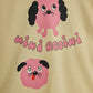 Mini Rodini Yellow Doggies Long Sleeve Tee