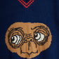 Mini Rodini E.T. Intarsia V-Neck Sweater