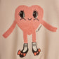 Mini Rodini Heart In Shoes Chenille Sweatshirt