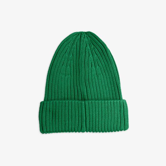 Mini Rodini E.T Patch Knitted Rib Fold Up Hat