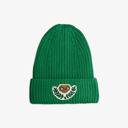 Mini Rodini E.T Patch Knitted Rib Fold Up Hat