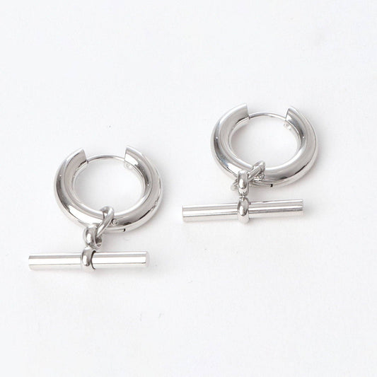 Silver Kit T-Bar Hoop