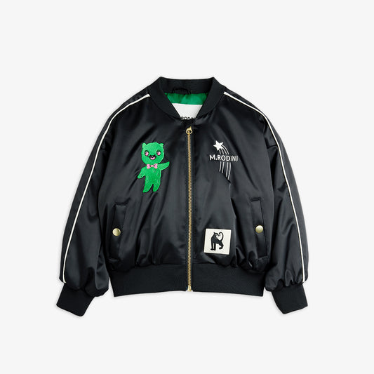 Mini Rodini United  Al iens Un imited Satin Baseball Jacket