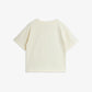 Beige t-shirt on a white background