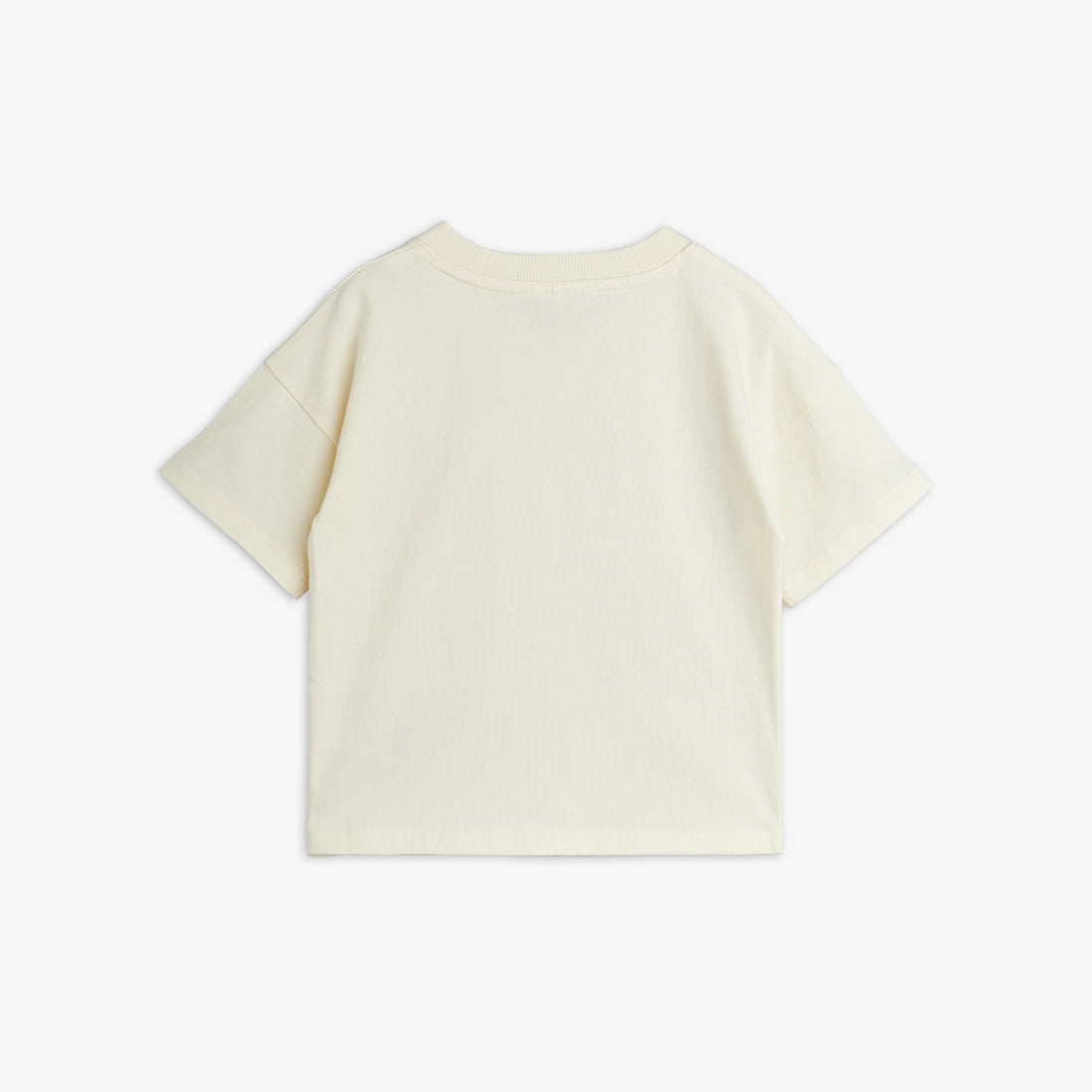 Beige t-shirt on a white background