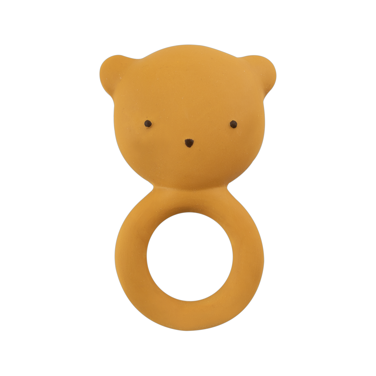 Gommu Ring Bear - Natural Rubber Teething Ring: Sienna