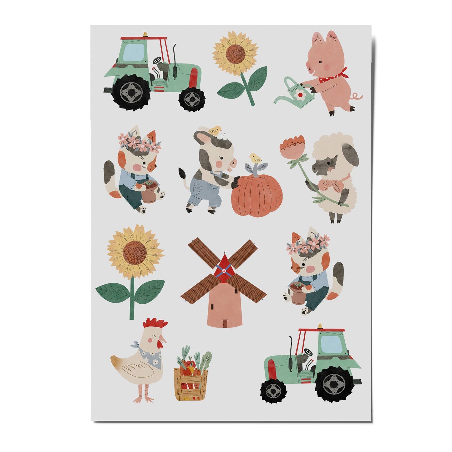 Farm Organic Temporary Tattoos