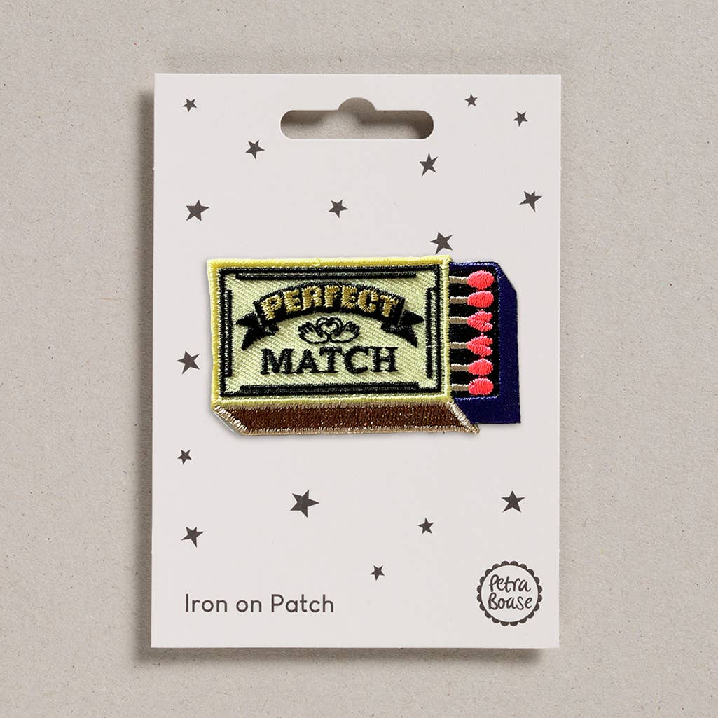 Matchbox Iron on Patch