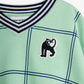 Mini Rodini Check  Panther Pa tch Sweatshirt