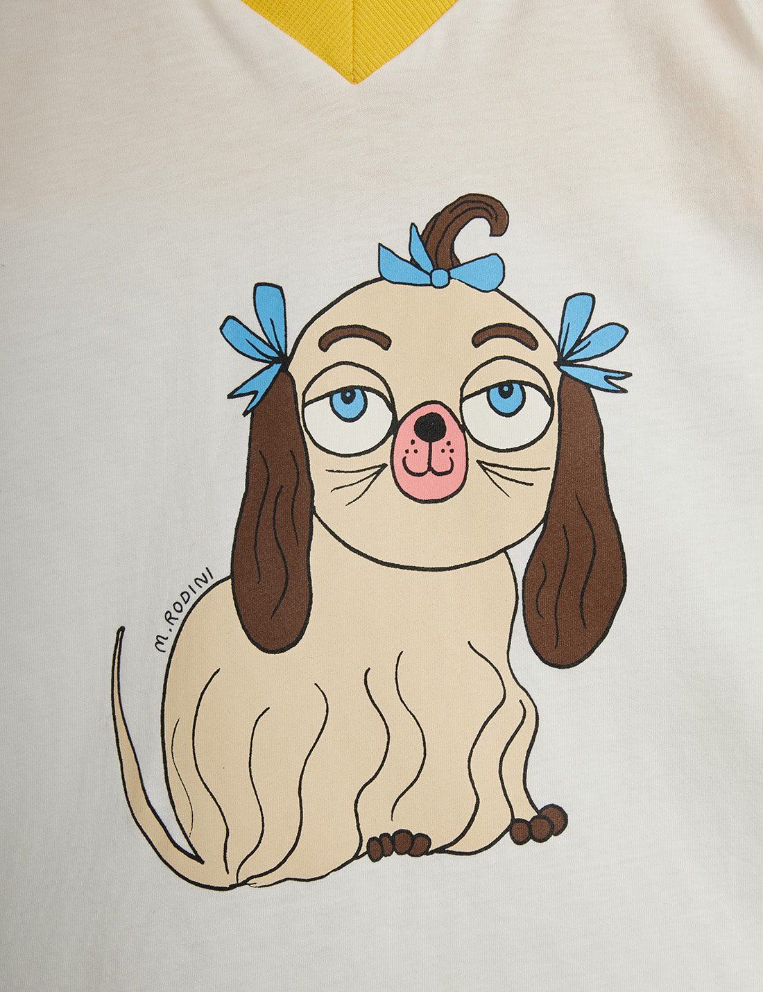 Mini Rodini Dog V-Neck Tee