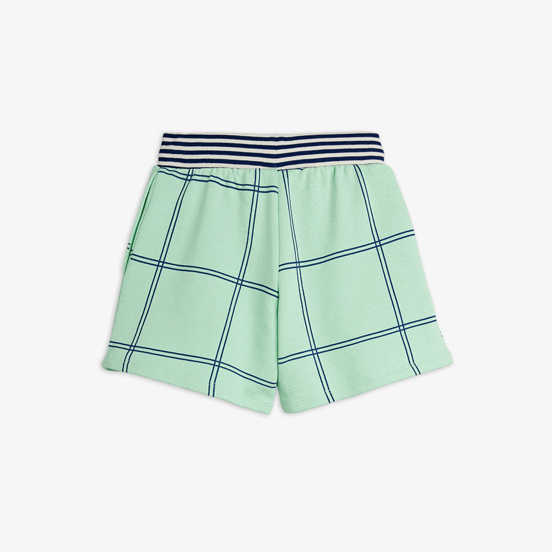 Mini Rodini Check Panther Patch Sweatshorts