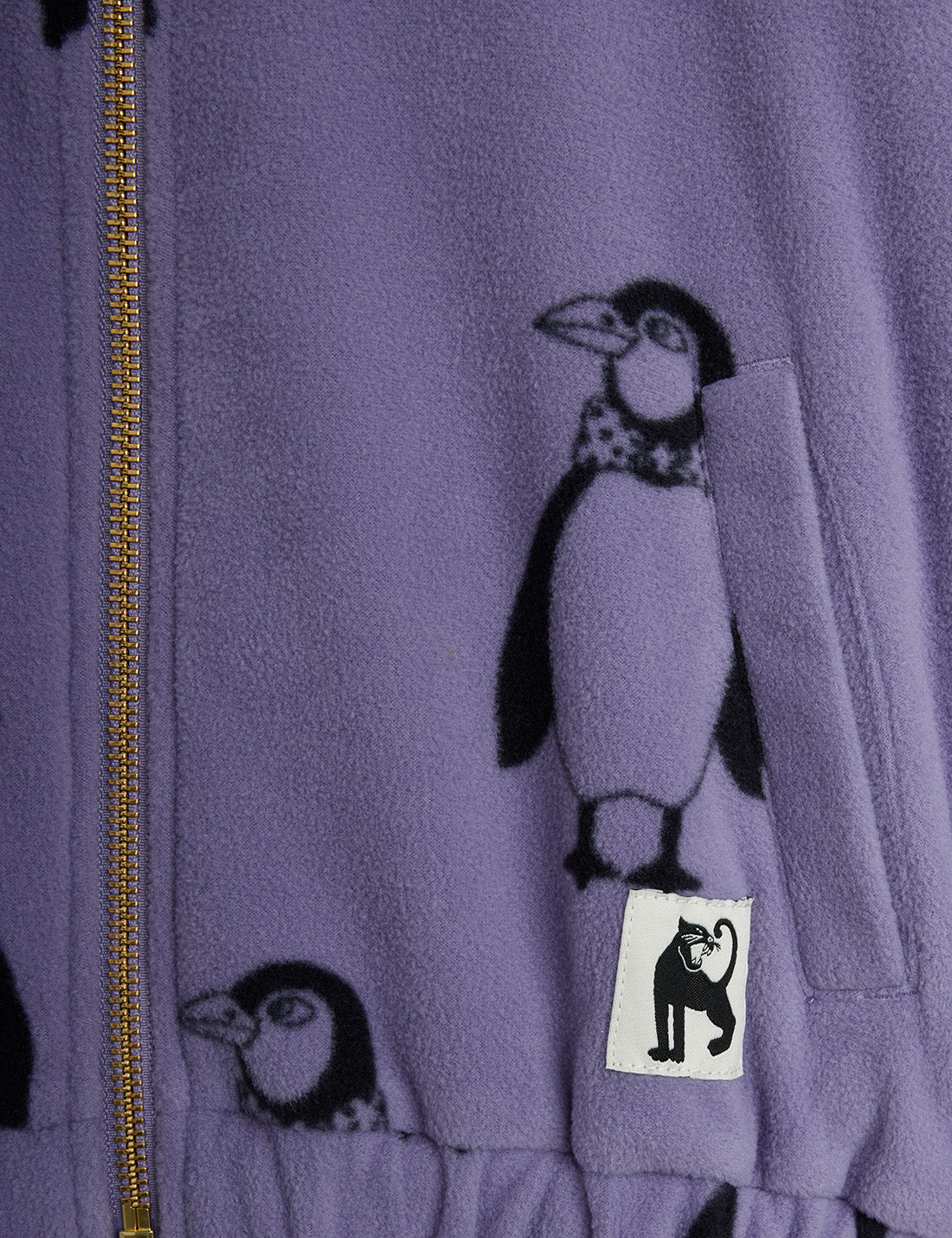 Mini Rodini Penguin Fleece Jacket