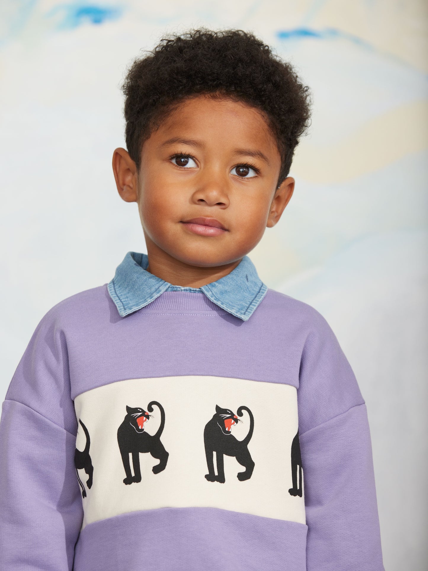 Mini Rodini Panther Panel Sweatshirt