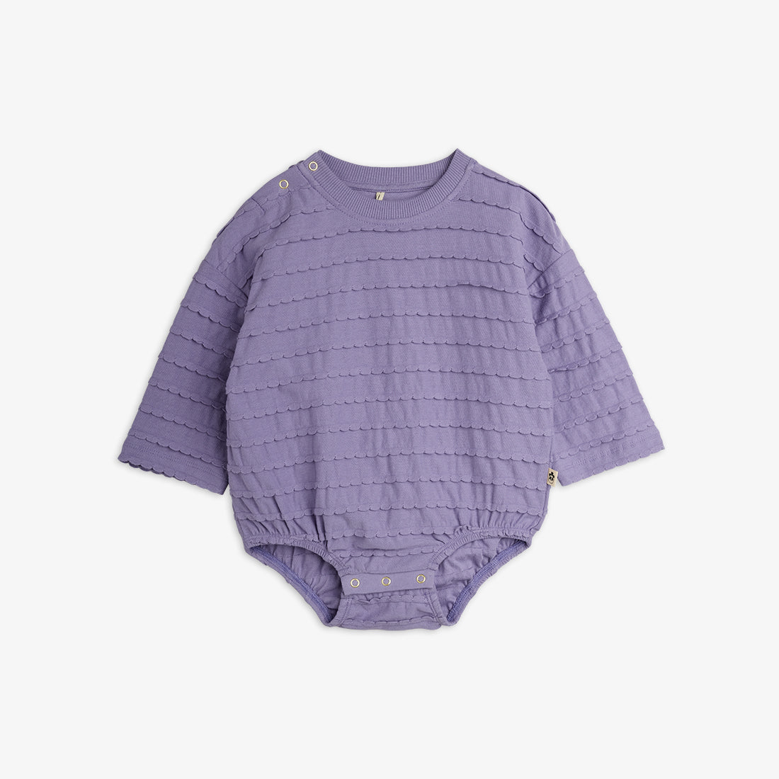 Mini Rodini Textured Frill Long Sleeve Body