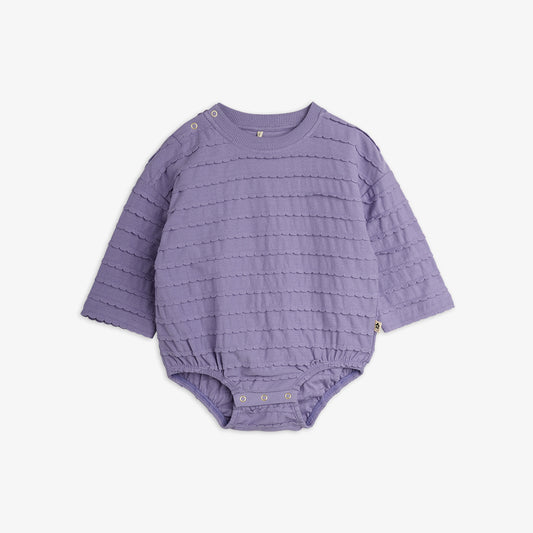 Mini Rodini Textured Frill Long Sleeve Body