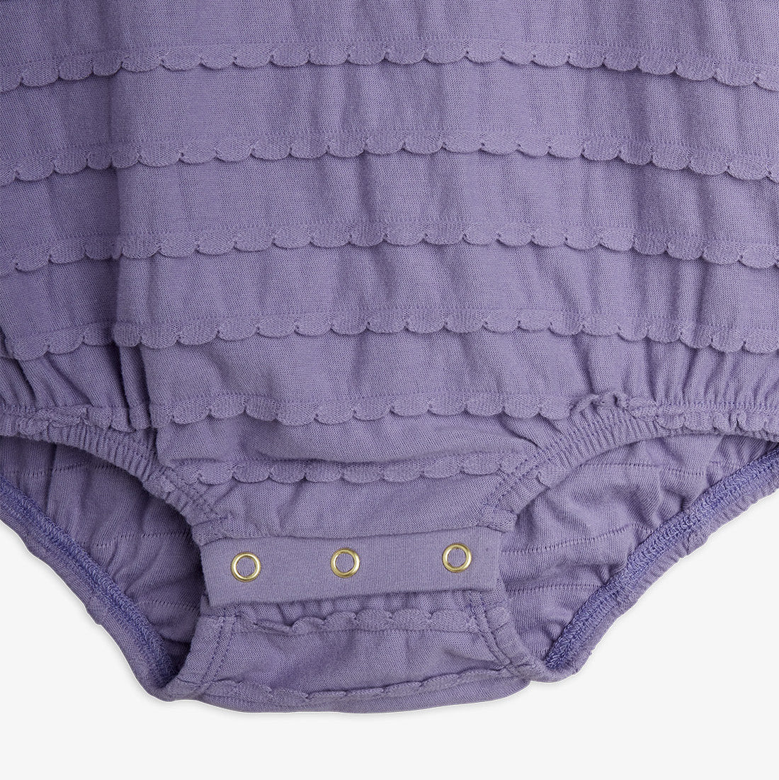 Mini Rodini Textured Frill Long Sleeve Body