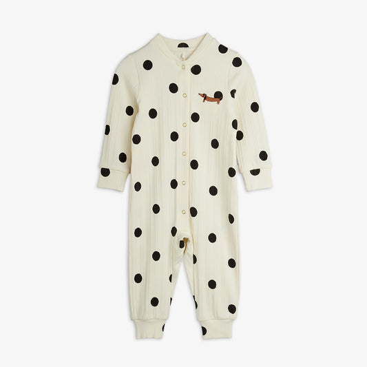 Mini Rodini Dots Dog Jumpsuit