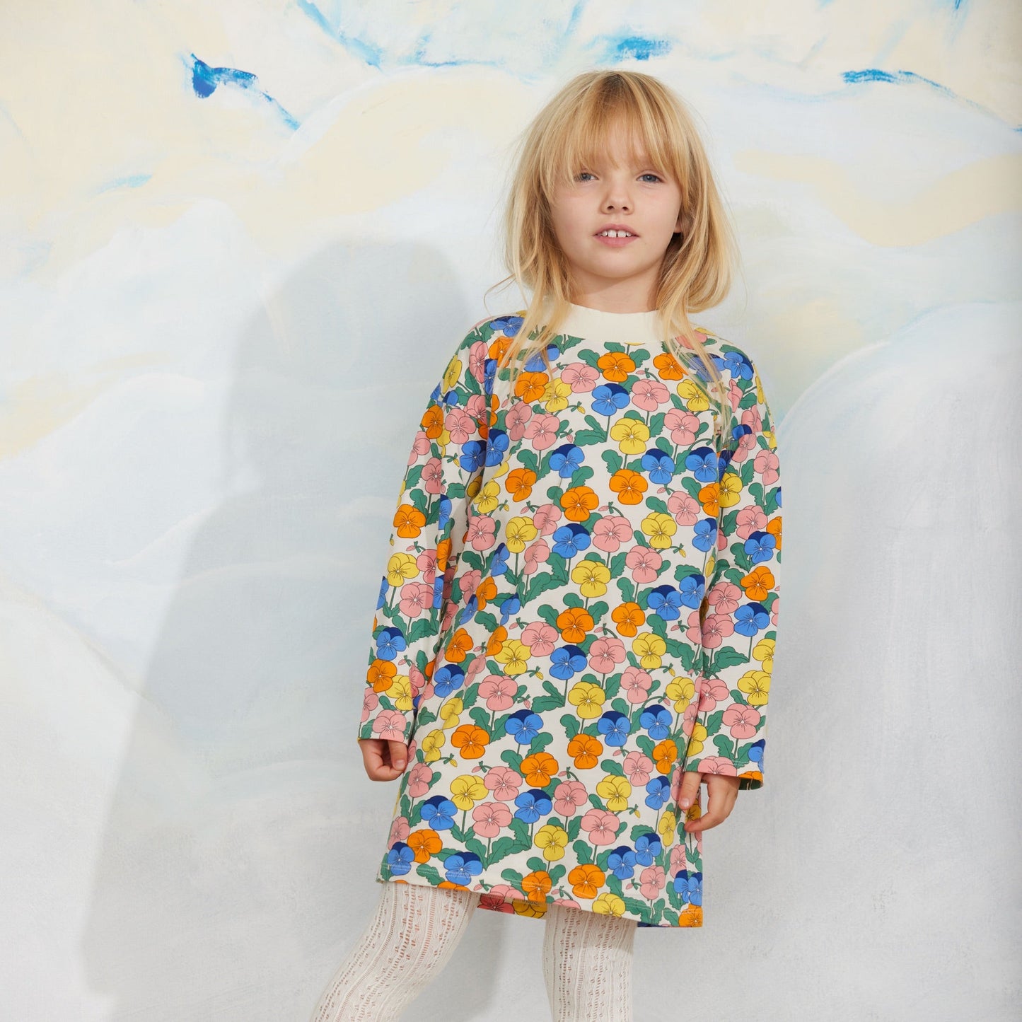 Mini Rodini Violas Long Sleeve Dress