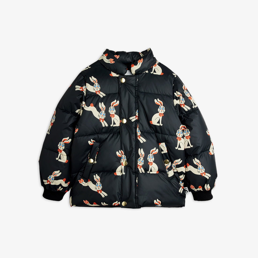 Mini Rodini Rabbits Hooded Puffer