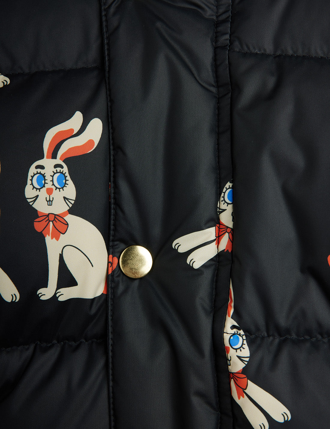 Mini Rodini Rabbits Hooded Puffer
