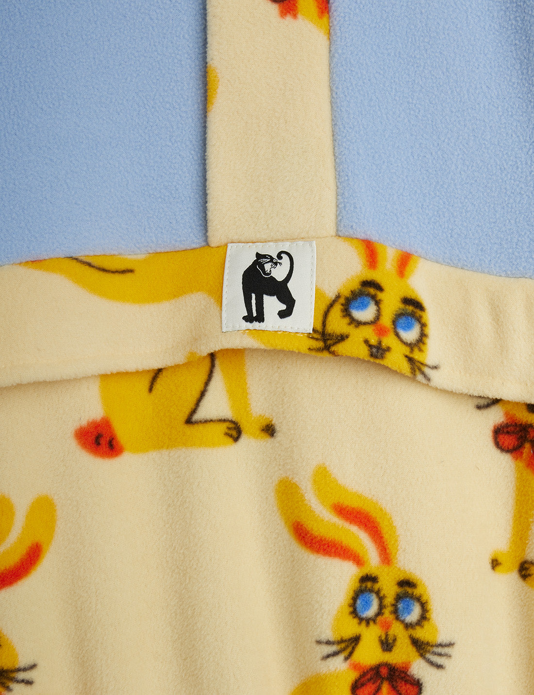 Mini Rodini Rabbits Fleece Half Zip Sweater