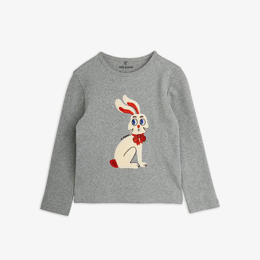 Mini Rodini Rabbit Application Long Sleeve Top