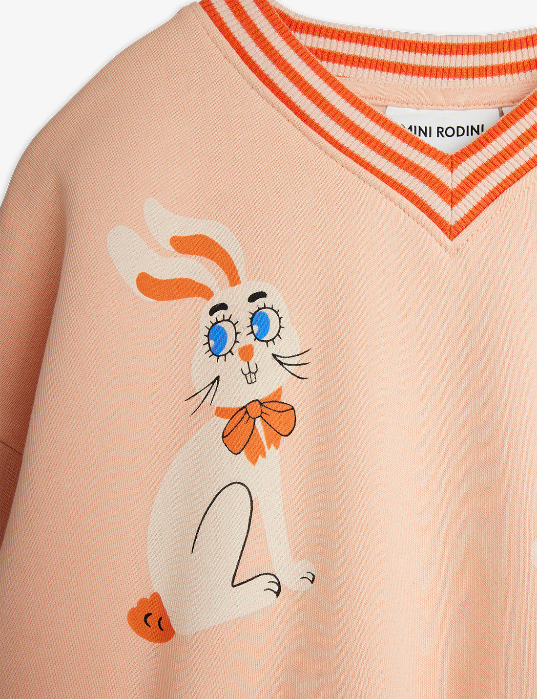 Mini Rodini Rabbits Pink Sweatshirt
