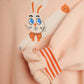Mini Rodini Rabbits Pink Sweatshirt