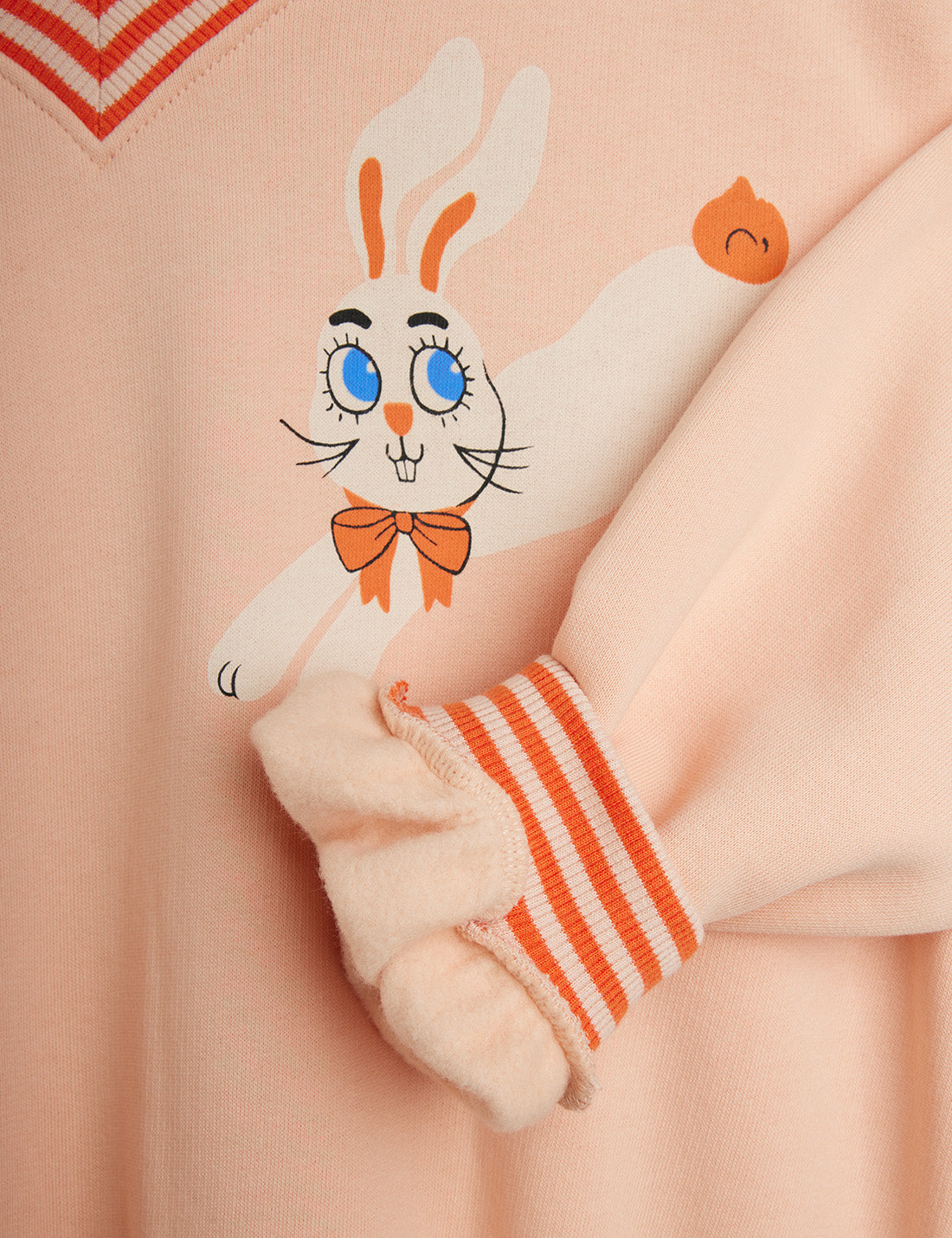 Mini Rodini Rabbits Pink Sweatshirt