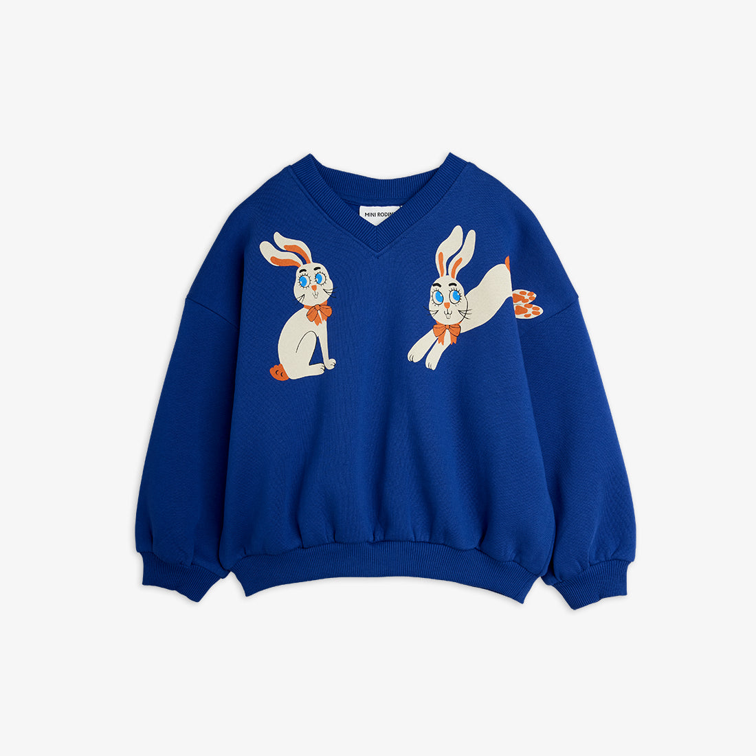 Mini Rodini Rabbits Blue Sweatshirt