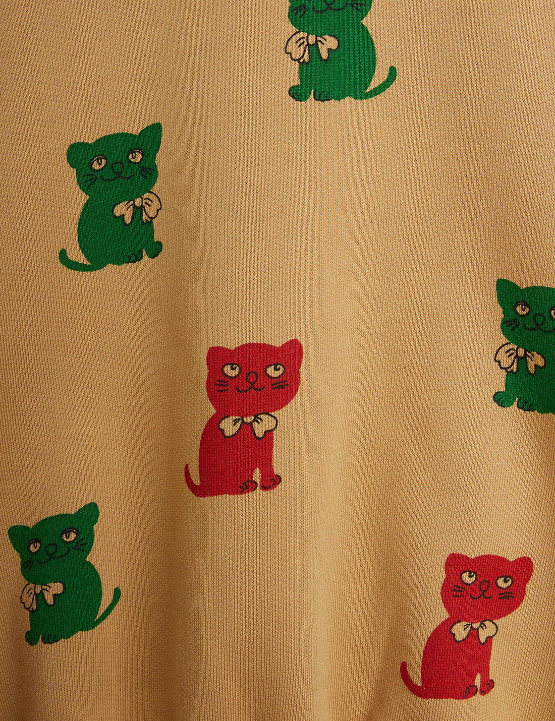Mini Rodini Kittens Stripe Sweat Set