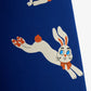 Mini Rodini Rabbits Blue Sweatpants