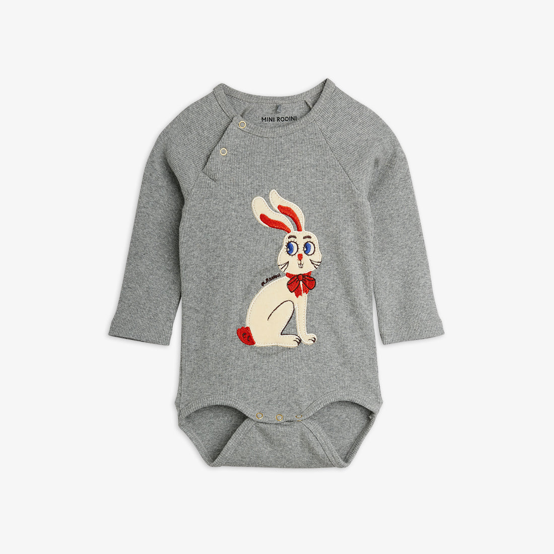 Mini Rodini Rabbit Application Long Sleeve Body
