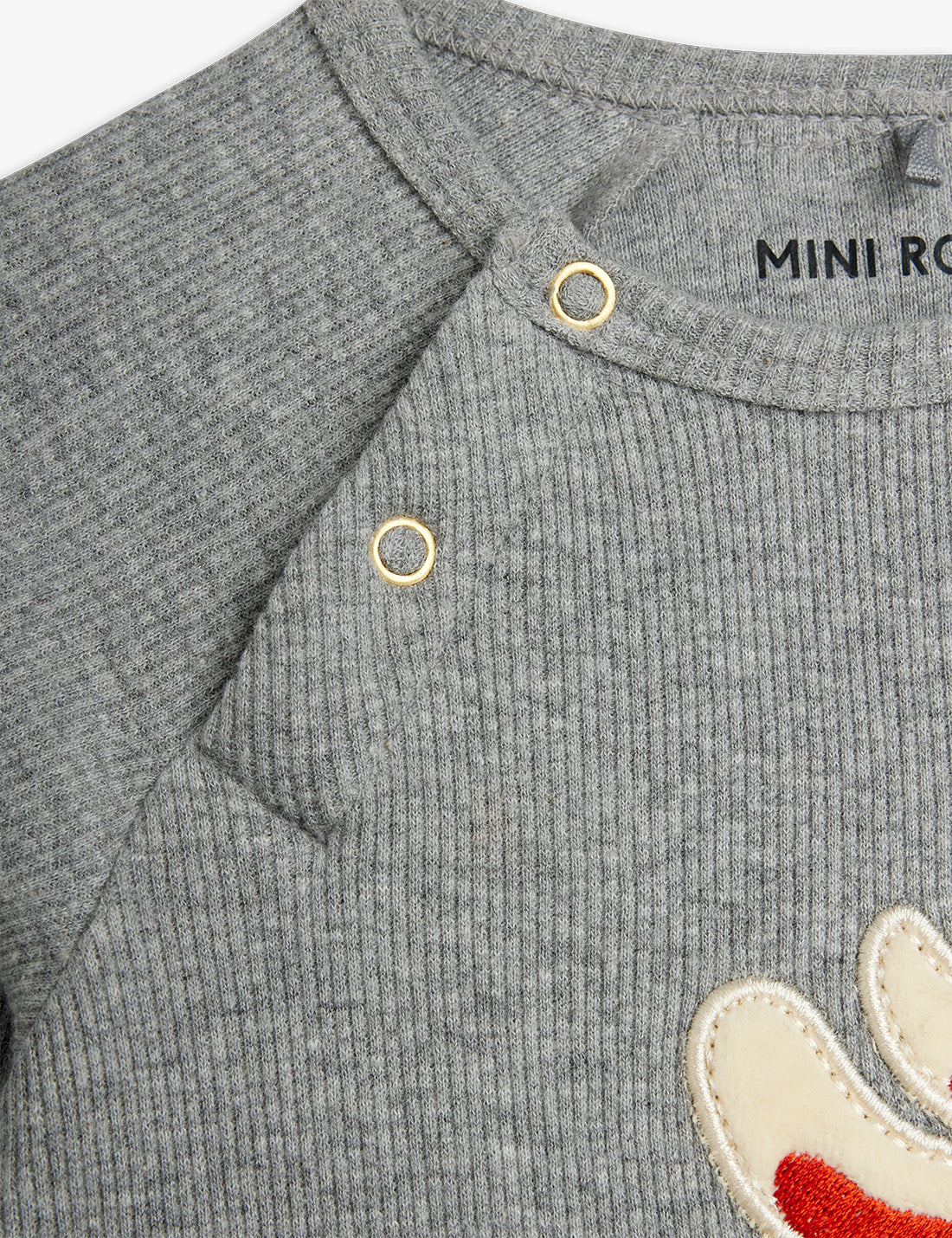 Mini Rodini Rabbit Application Long Sleeve Body