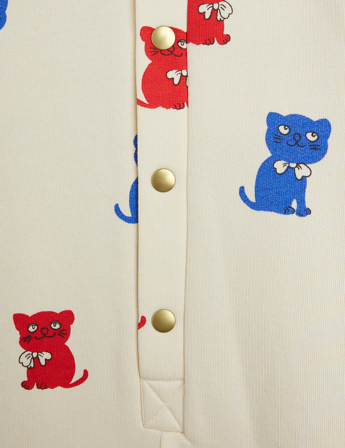 Mini Rodini Kittens Baby Onesie