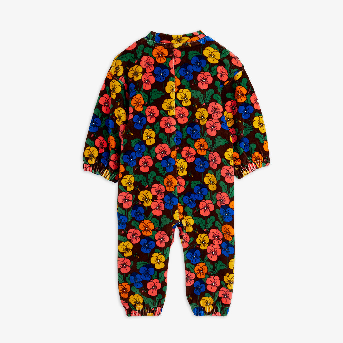 Mini Rodini Violas Velour Onesie