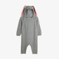 Mini Rodini Rabbit Ear Fine Knit Baby Jumpsuit