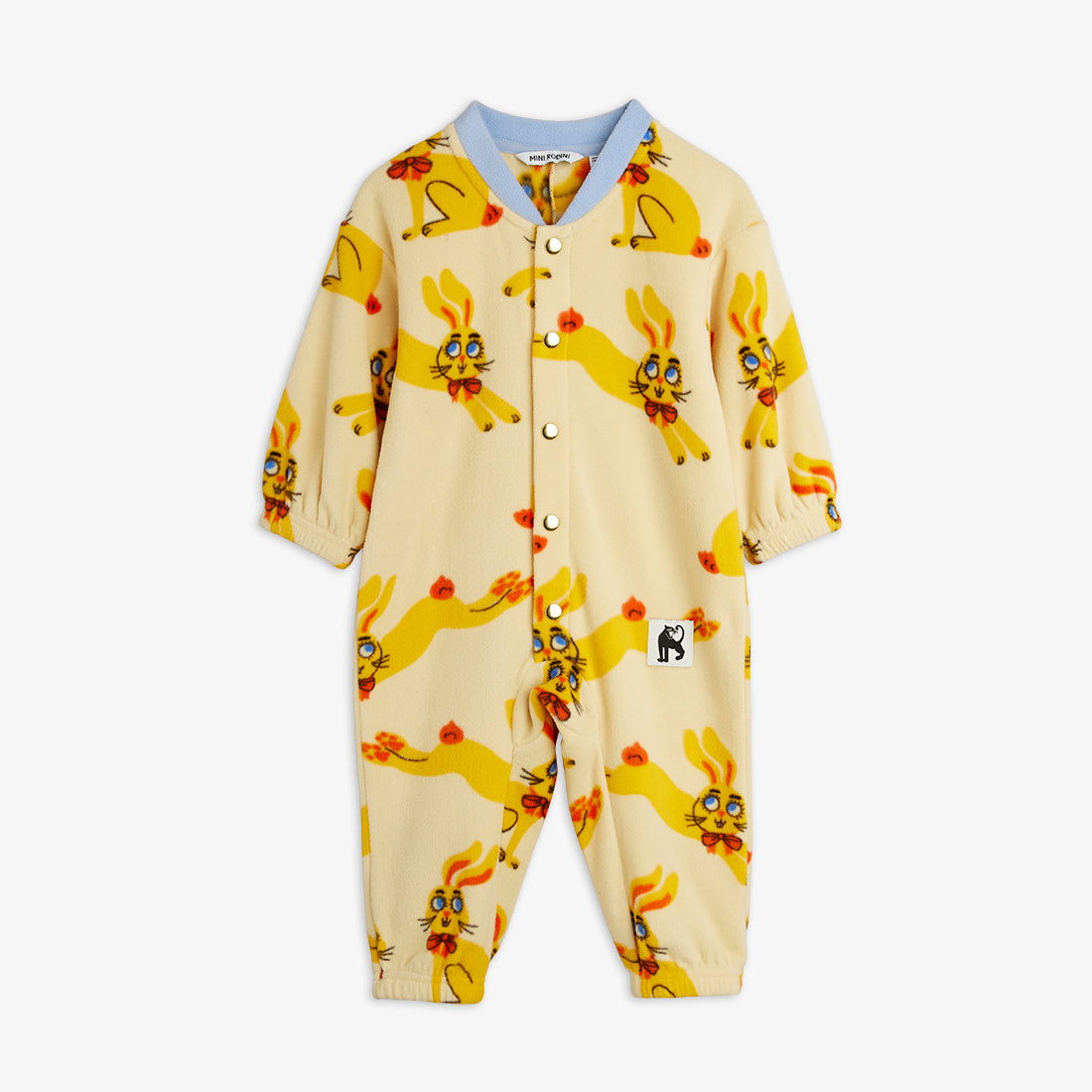 Mini Rodini Rabbits Fleece Onesie
